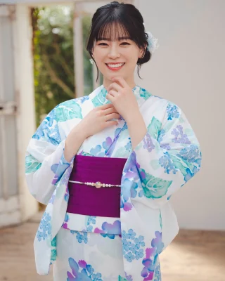 三松しゃら 成人式 振袖五点セット 洗える着物 梅